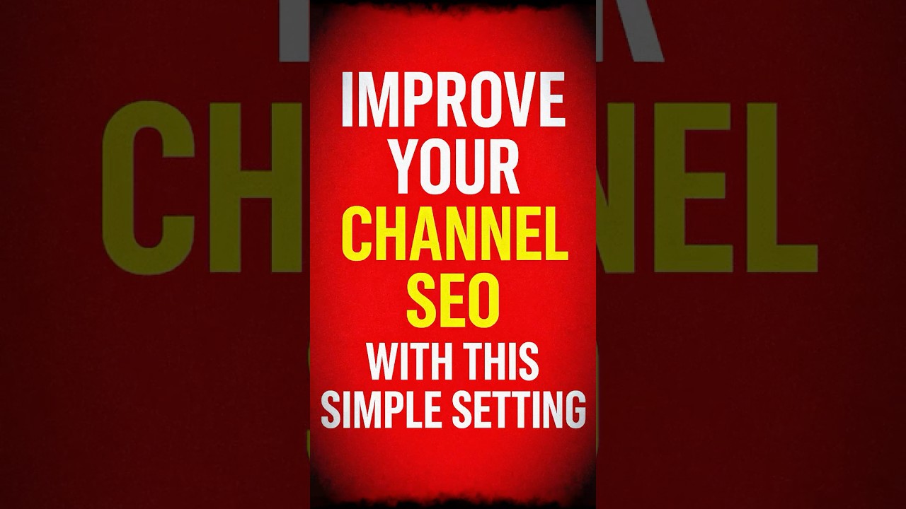 YouTube Channel Settings You MUST Change (2026 SEO Tips)