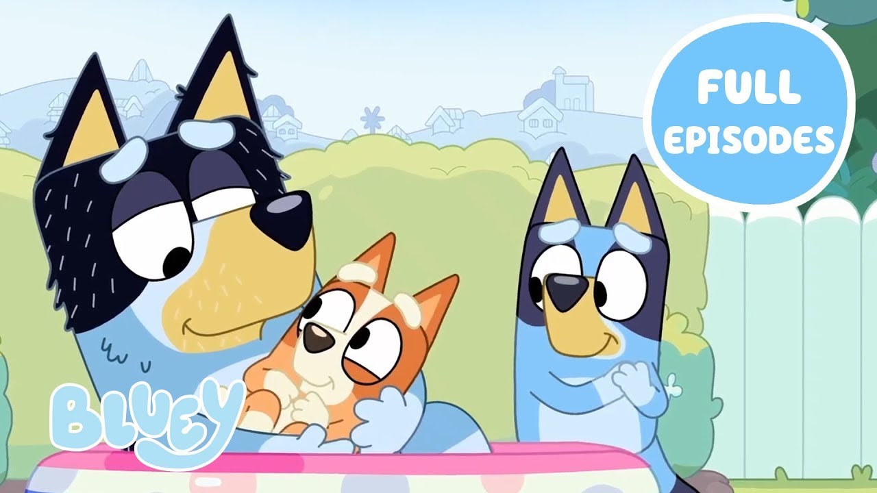 Bluey Full Episodes Seasons 1-3 💙 | Dad, Baby & More | 2 Hours of Fun!