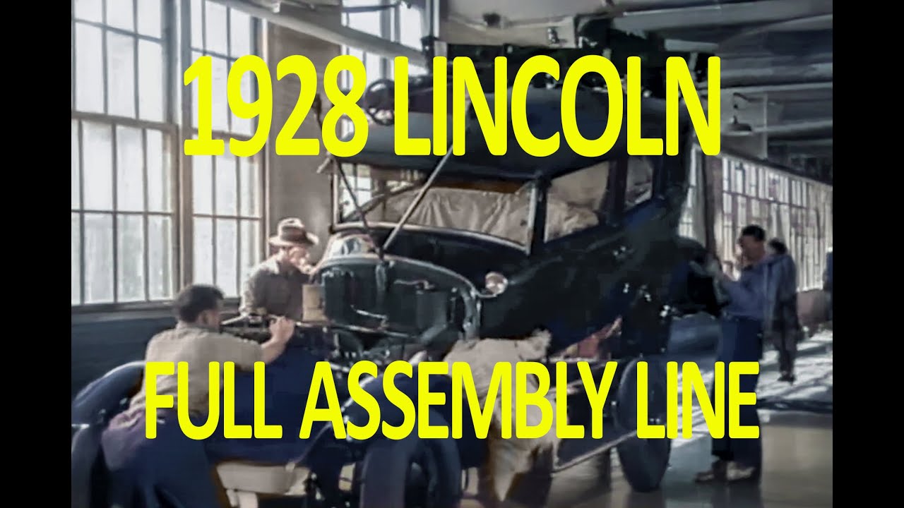 Rare 1928 Film Reveals Entire Lincoln Assembly Line from Casting to Finish 🚗