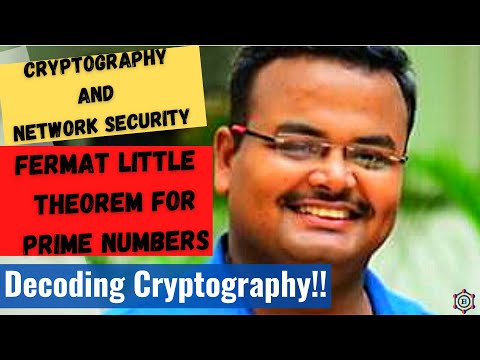 Lecture : 12: Mathematical Foundation for Cryptography #primenumber #Fermat's Theorem