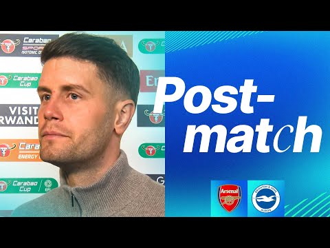 POST-MATCH | Hurzeler's Carabao Cup Reaction | Arsenal v Brighton