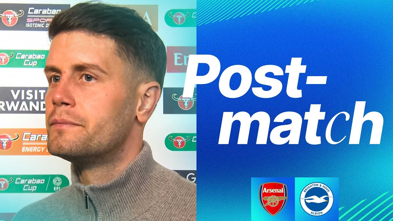 Hurzeler Reacts to Brighton's Narrow Carabao Cup Loss to Arsenal ⚽
