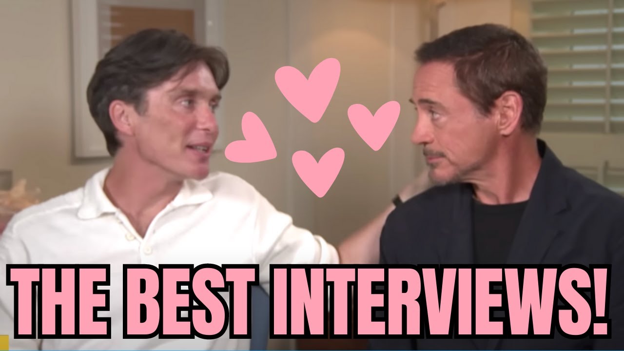 Robert Downey Jr & Cillian Murphy's Best 2023 Interviews 🎬
