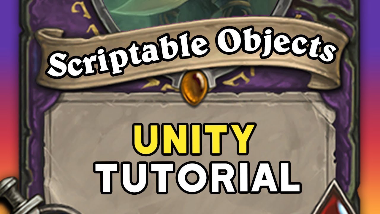 Unity Scriptable Objects: Data Storage Guide