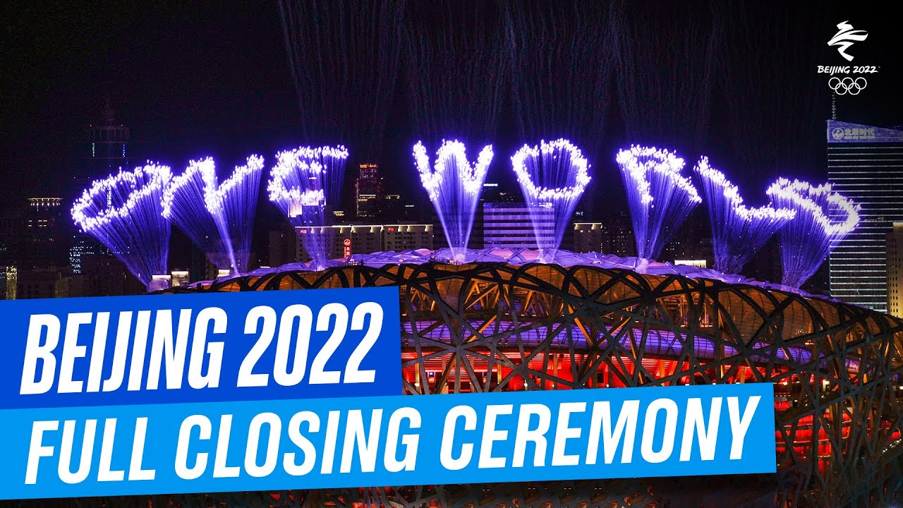 Watch the Spectacular Closing Ceremony of Beijing 2022 ❄️
