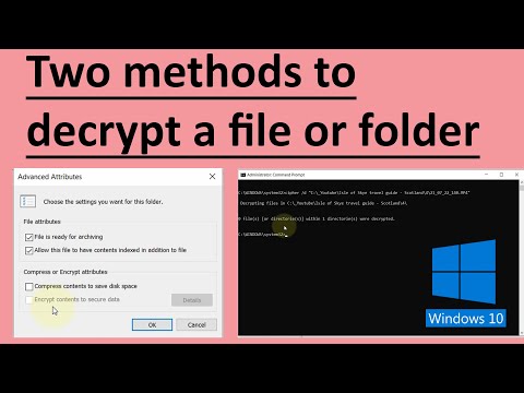 Easily Decrypt Files on Windows 10: 2 Simple Methods 🔓