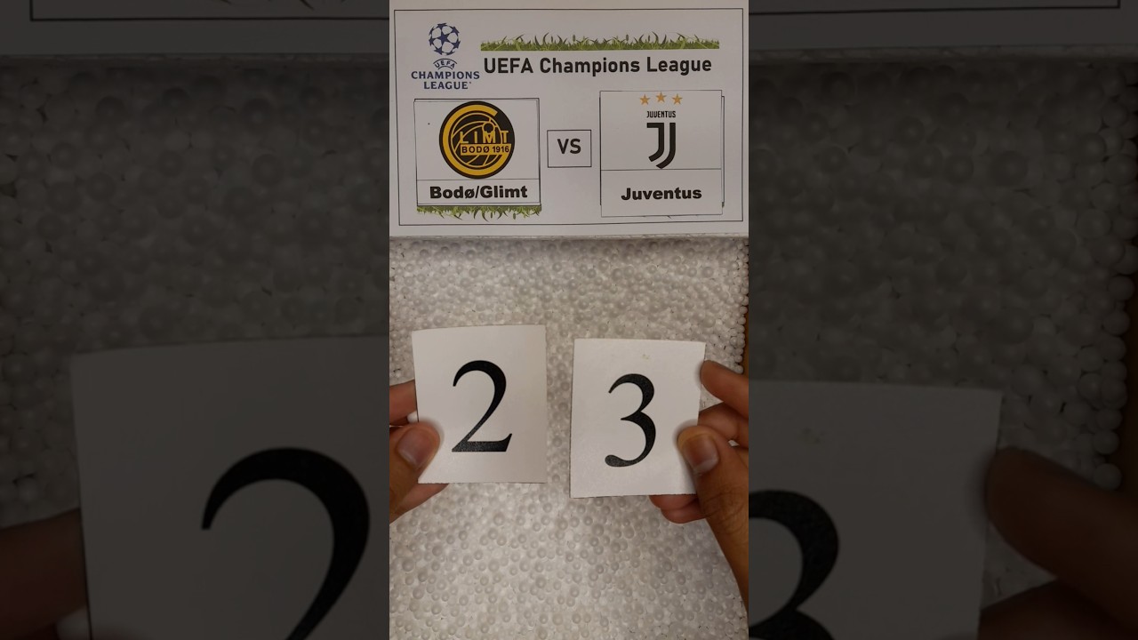 UCL: Bodø/Glimt vs Juventus 2-3 Result ⚽