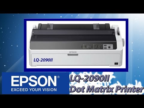 Epson LQ-2090 II Dot Matrix Printer  review and installation