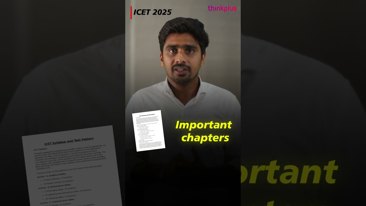 ICET 2025 Series Launch by ThinkPlus 🚀