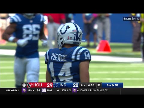Every catch from Alec Pierce's 125-yard game vs. Texans