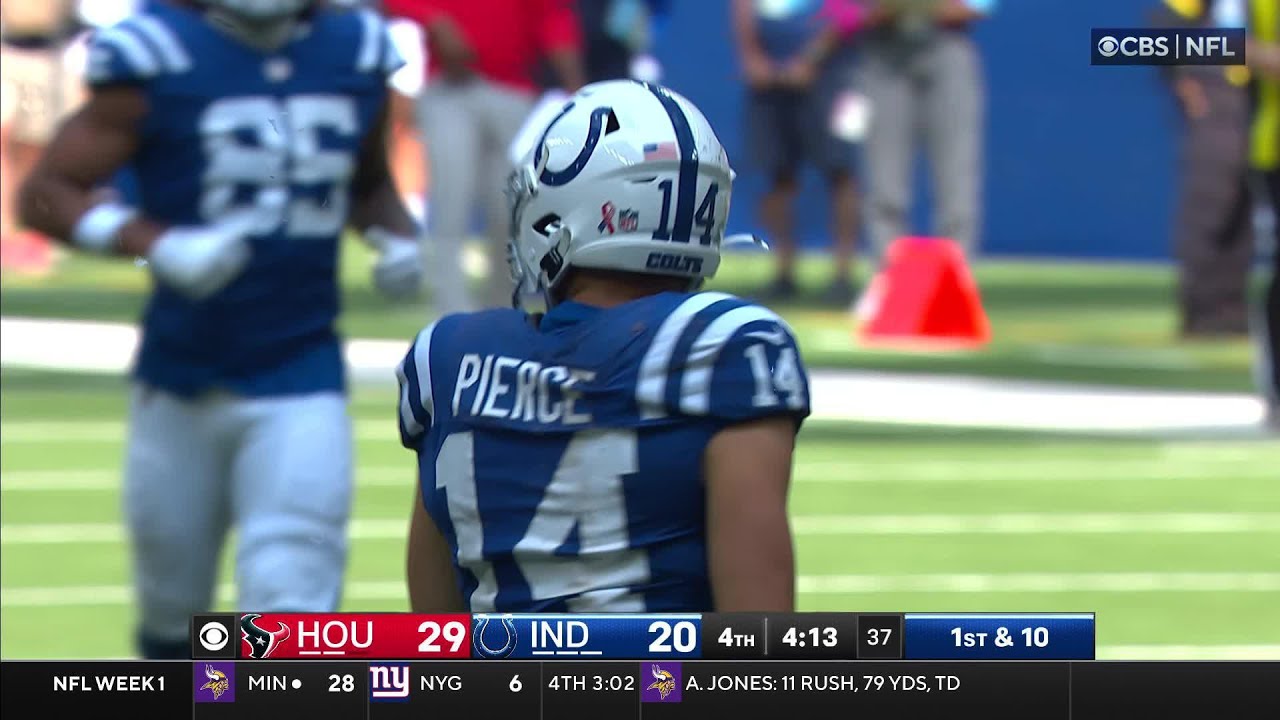 Alec Pierce's 125-Yard Game Highlights vs. Texans 🏈