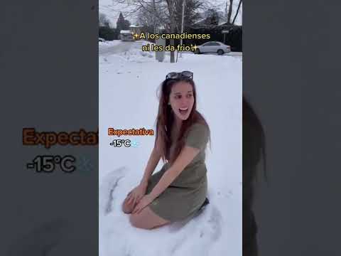 ¿A los canadienses les da frio?😱 #sonrixs #kimrix #canada #frio