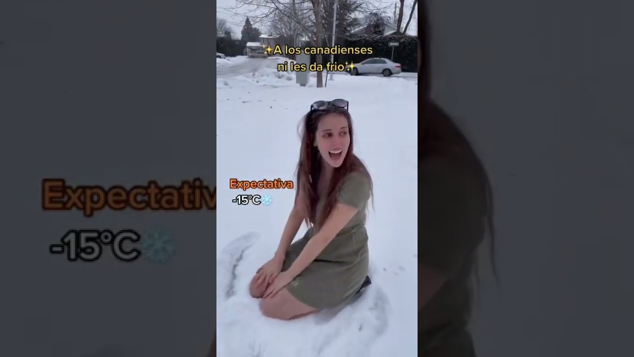 ¿Realmente sienten frío los canadienses? ❄️