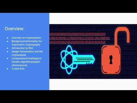 Cryptanalysis of RSA using Genetic Algorithm | Research paper Review