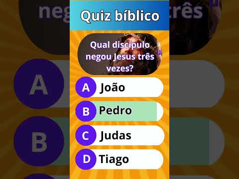 Teste seus conhecimentos sobre a Bíblia Sagrada! #Bíblia #quiz