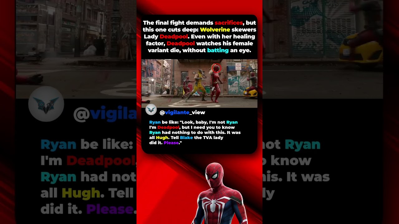 Ryan Reynolds’ Fear After Lady Deadpool’s Death 😱