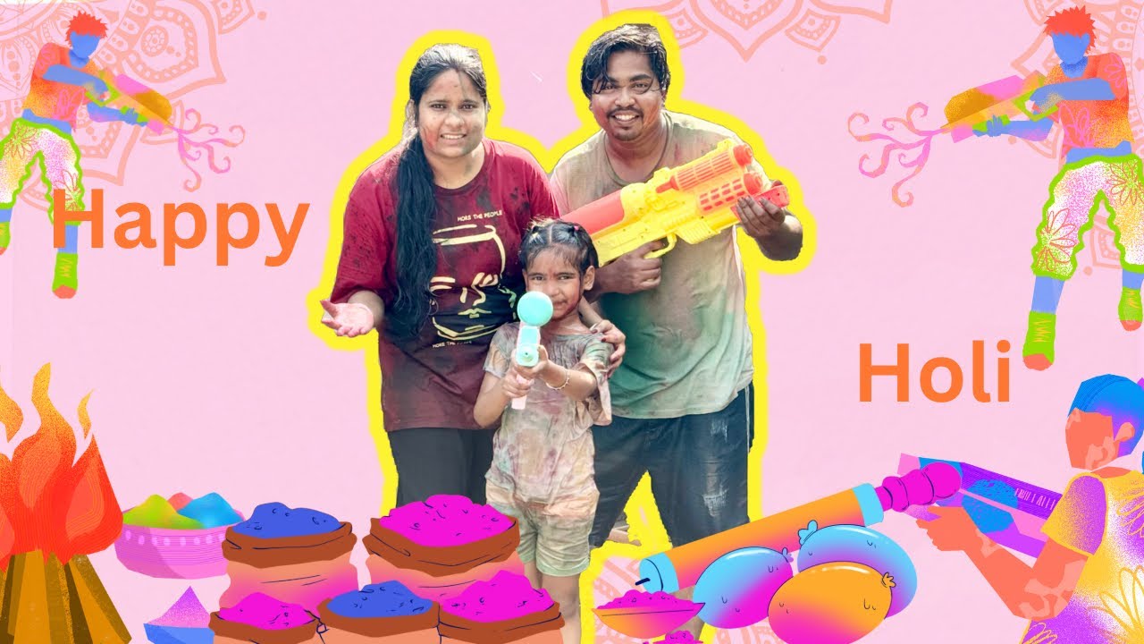 Smiti's Holi Celebration 🎉