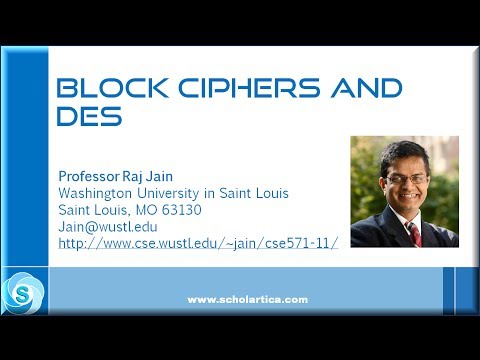 Block Ciphers and Data Encryption Standard (DES) - Part 1