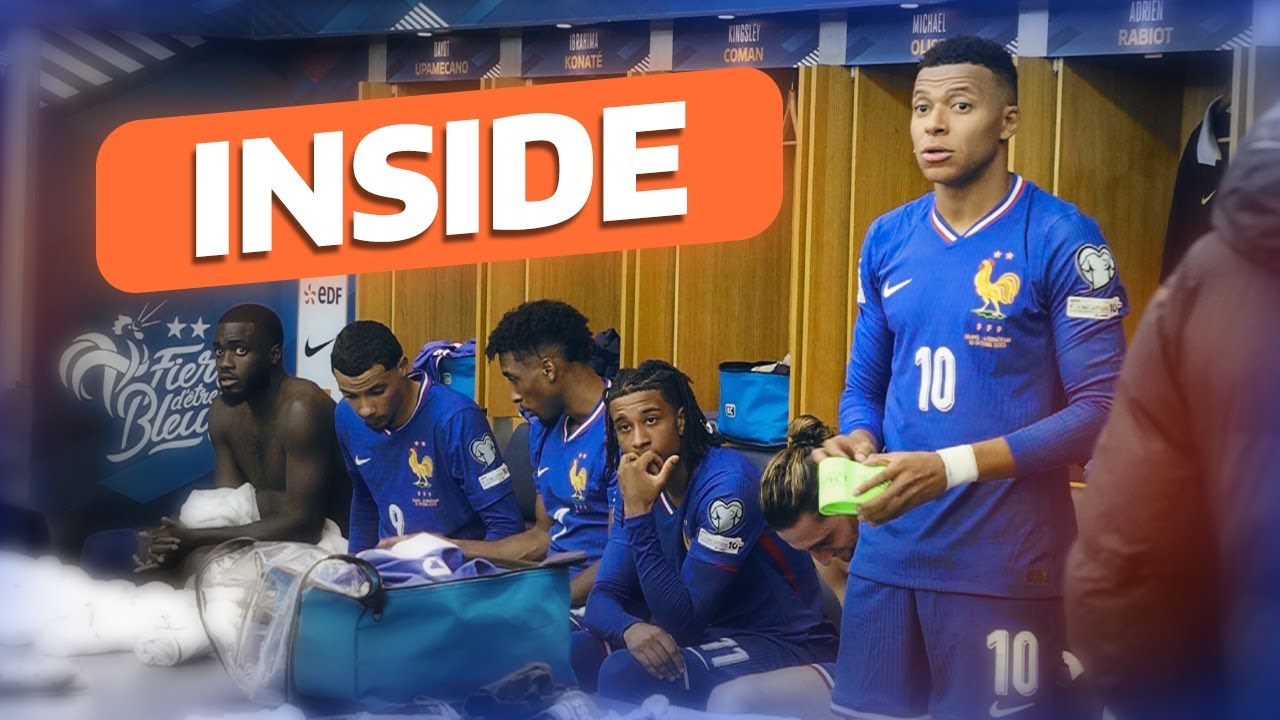 Dans le vestiaire des Bleus : moments exclusifs avant le match contre l'Azerbaïdjan ⚽