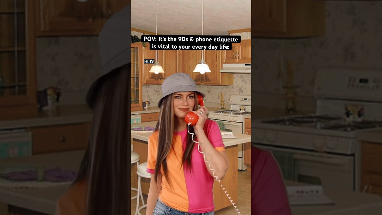 Travel Back to the 90s: Master Phone Etiquette & Relive the Nostalgia 📞