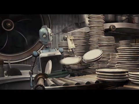 Rodney invention of Wonderbot to help clean dishes (Robots)