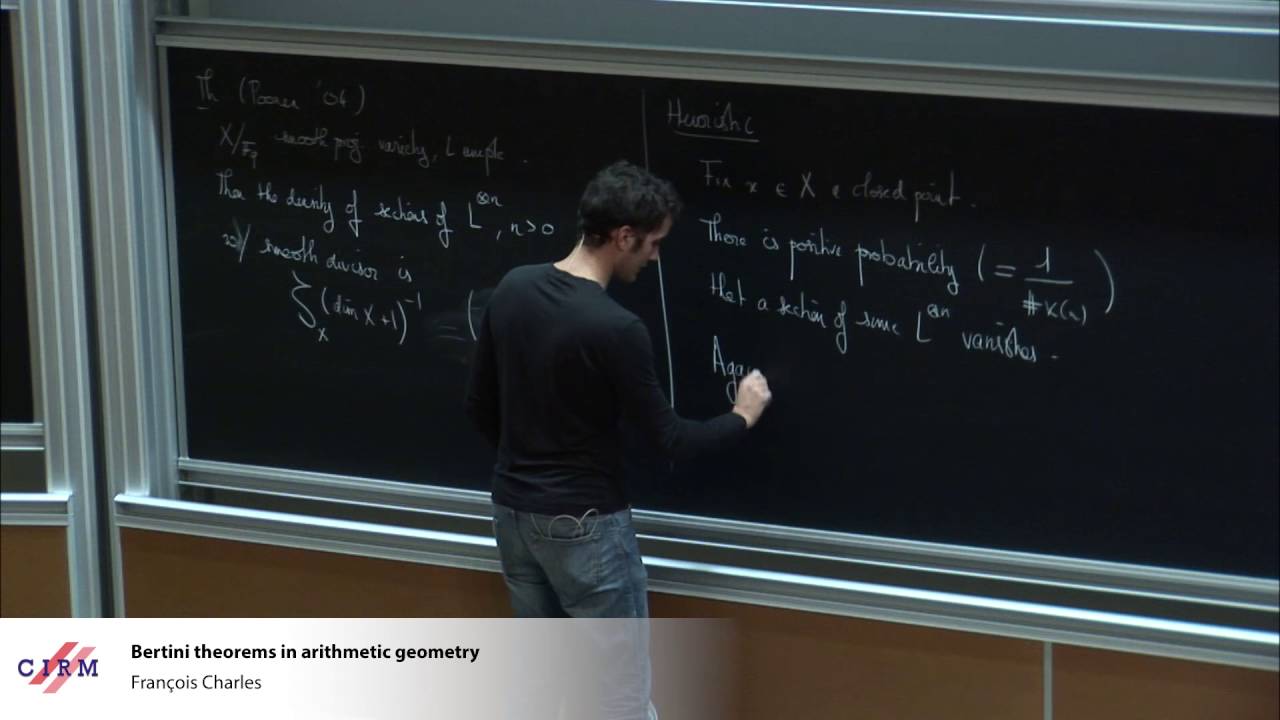 François Charles Explores Bertini Theorems in Arithmetic Geometry 📚