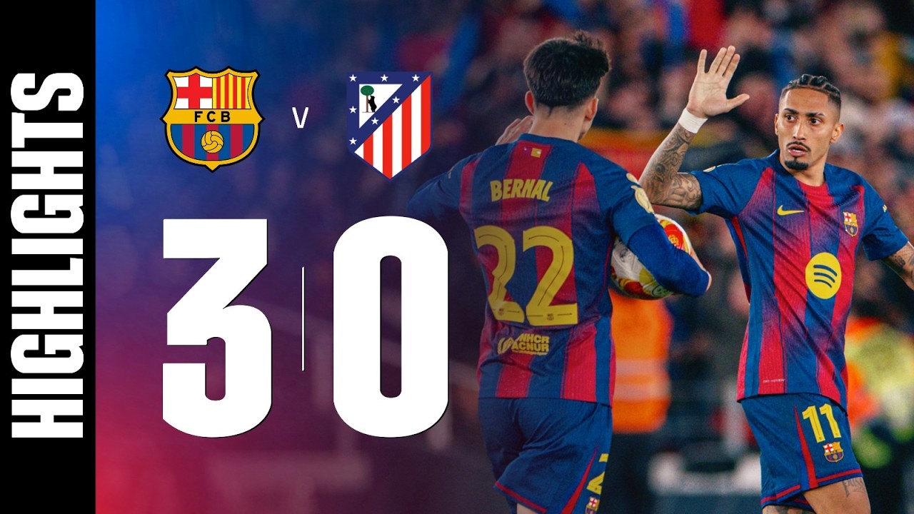 Barcelona Dominates Atlético 3-0 in Copa del Rey 🏆