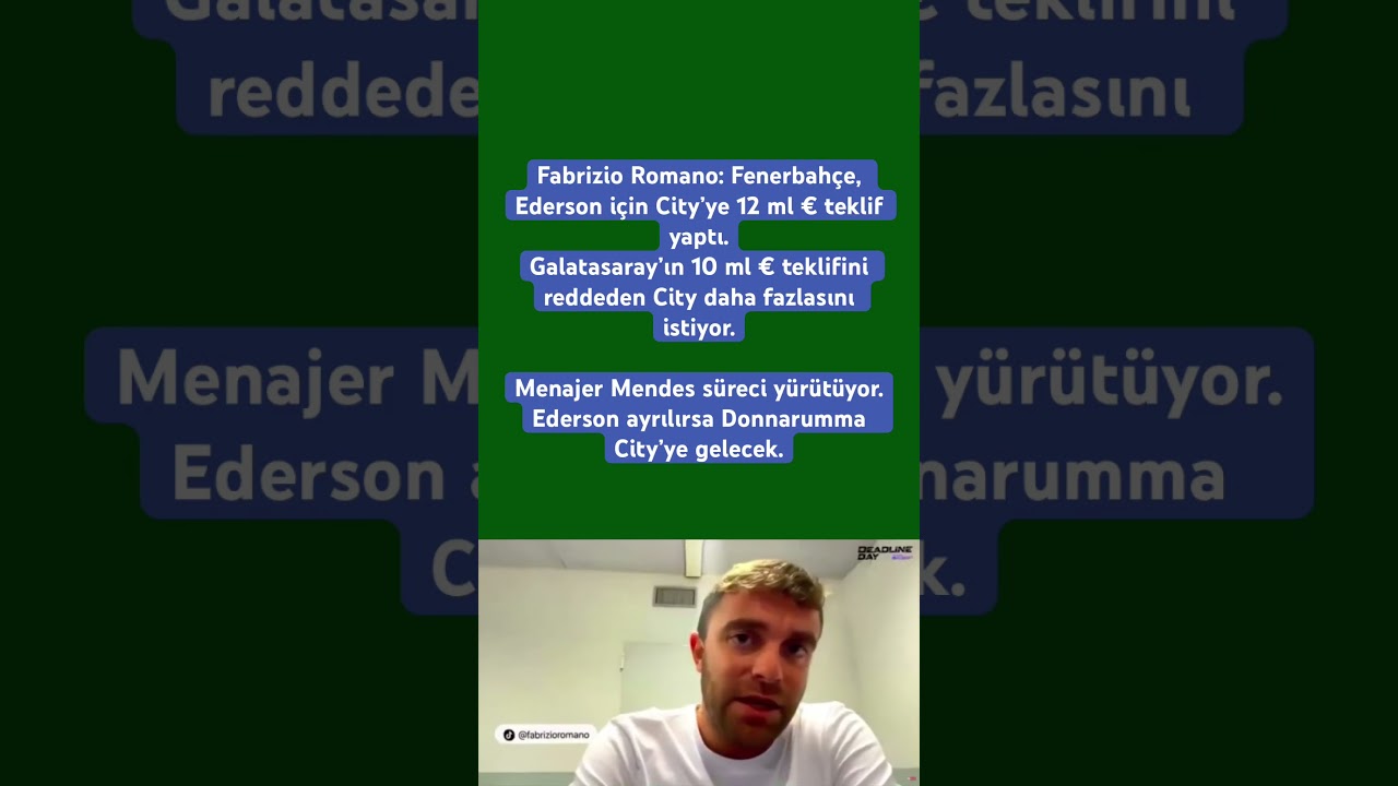 Fenerbahçe Offers €12M for Ederson 🚨