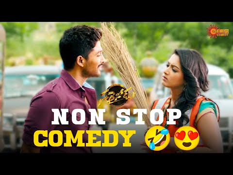 Non Stop Comedy Scene 😅 | Sarrainodu | Allu Arjun | Rakul Preet | Brahmanandam | Telugu Comedy scene