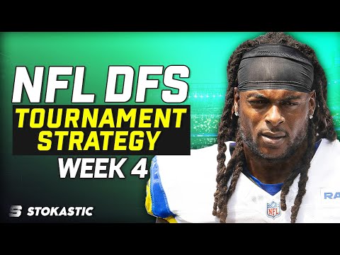 NFL DFS Sims Tournament Strategy Week 4 | NFL DFS Strategy