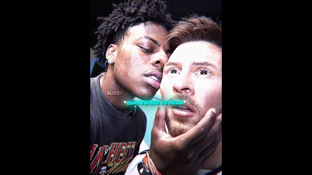 IShowSpeed's Funny Reaction to Messi Statue 😆