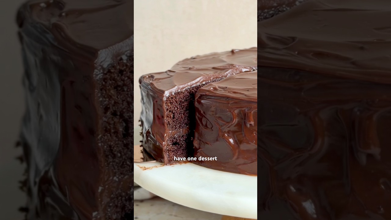 The Easiest Chocolate Cake Recipe 🍫