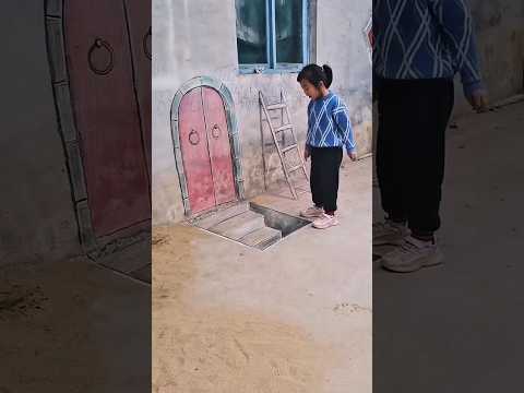 Échec épique de blague ! Une fille trompe son père avec une FAUSSE peinture de maison 🤯😍!! #shorts