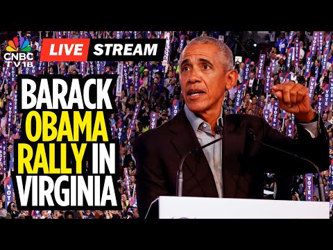 Barack Obama LIVE: Former US President Rallies For Spanberger | Virginia Polls | Spanberger | N18G
