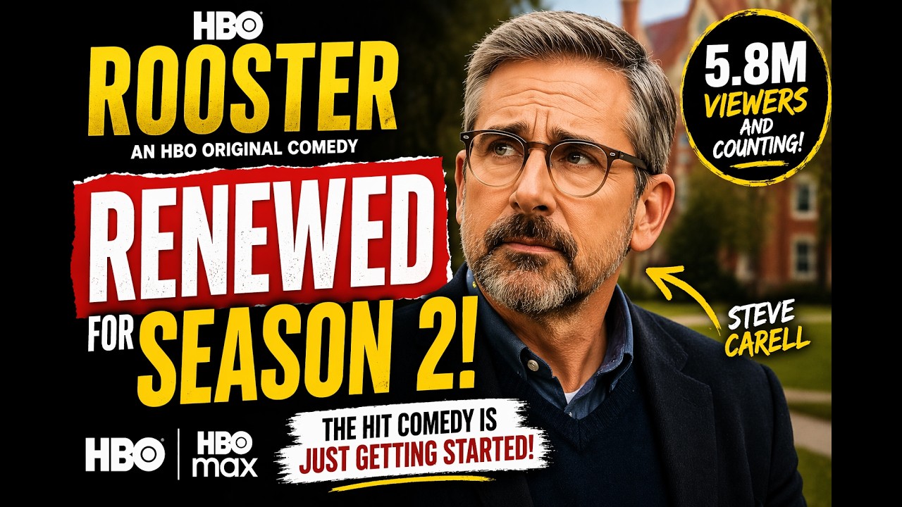 Rooster Season 2 Renewed at HBO with Steve Carell 🐓