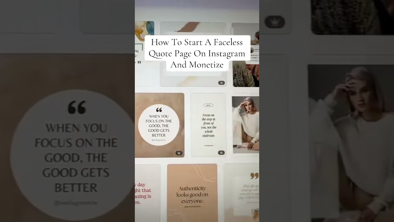 Start & Monetize a Faceless Quote IG Page π