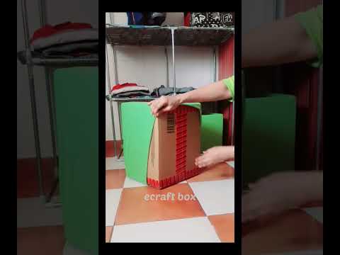 Easy Storage box using old T shirt and carton