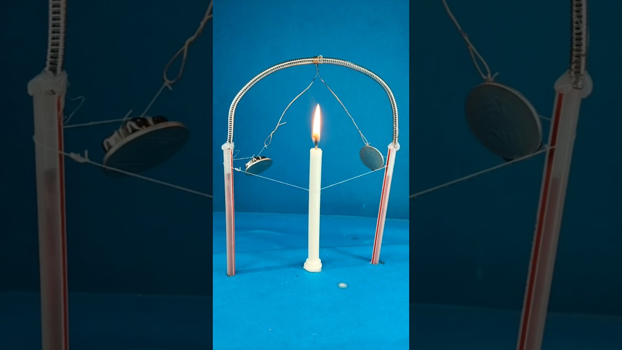 Magnet & Candle Experiment 🔥