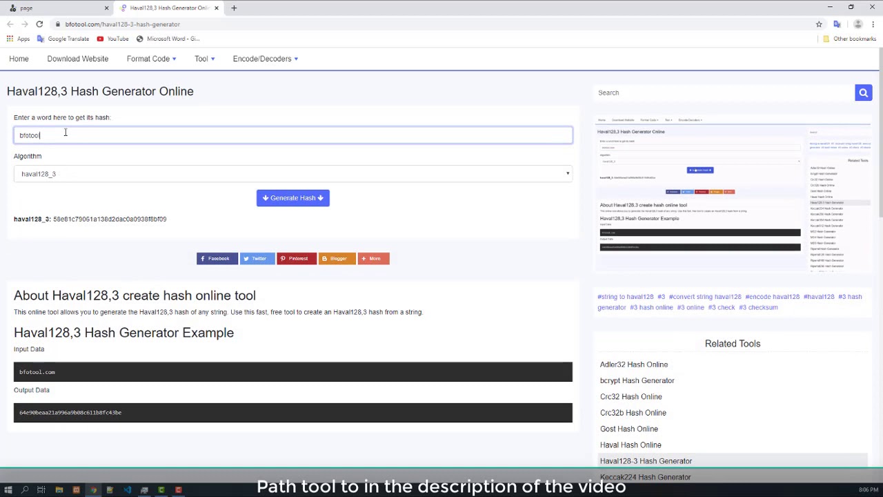Haval128,3 Hash Generator Online ๐