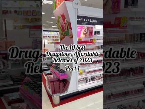 The 10 best drugstore releases of all of 2023 (part 1) #drugstoremakeup #bestof2023 #bestinbeauty