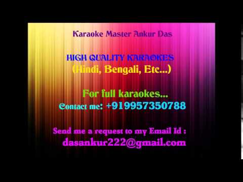 Emono Dine Tare Bola Jay Karaoke by Ankur Das 🎤