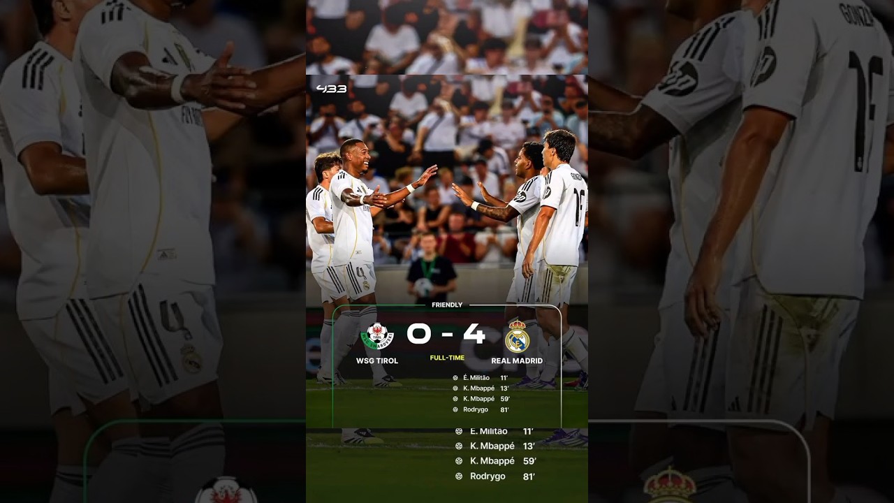 Real Madrid's 4-0 Win: The Bizarre Match 🏆