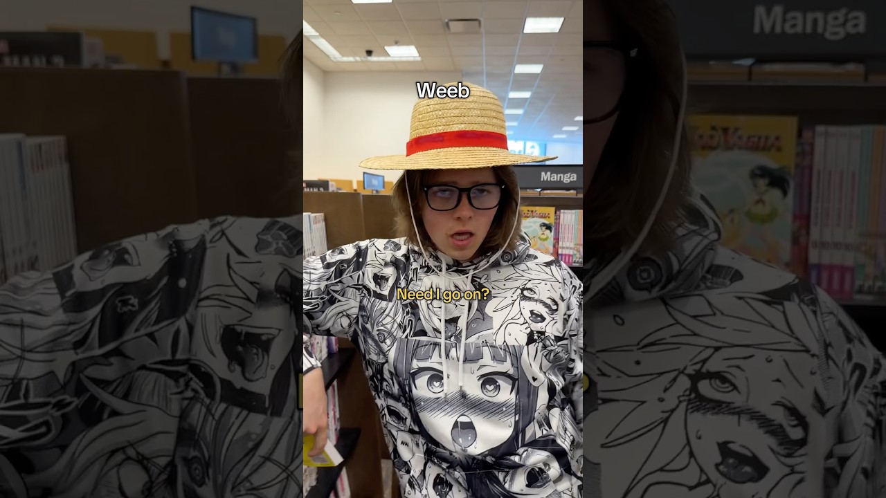 Caught in the Manga Section 😅