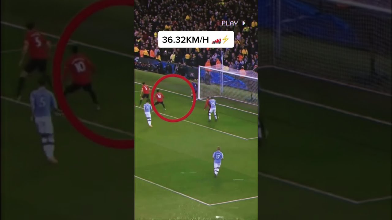 Rashford's Amazing Speed vs Man City🔥