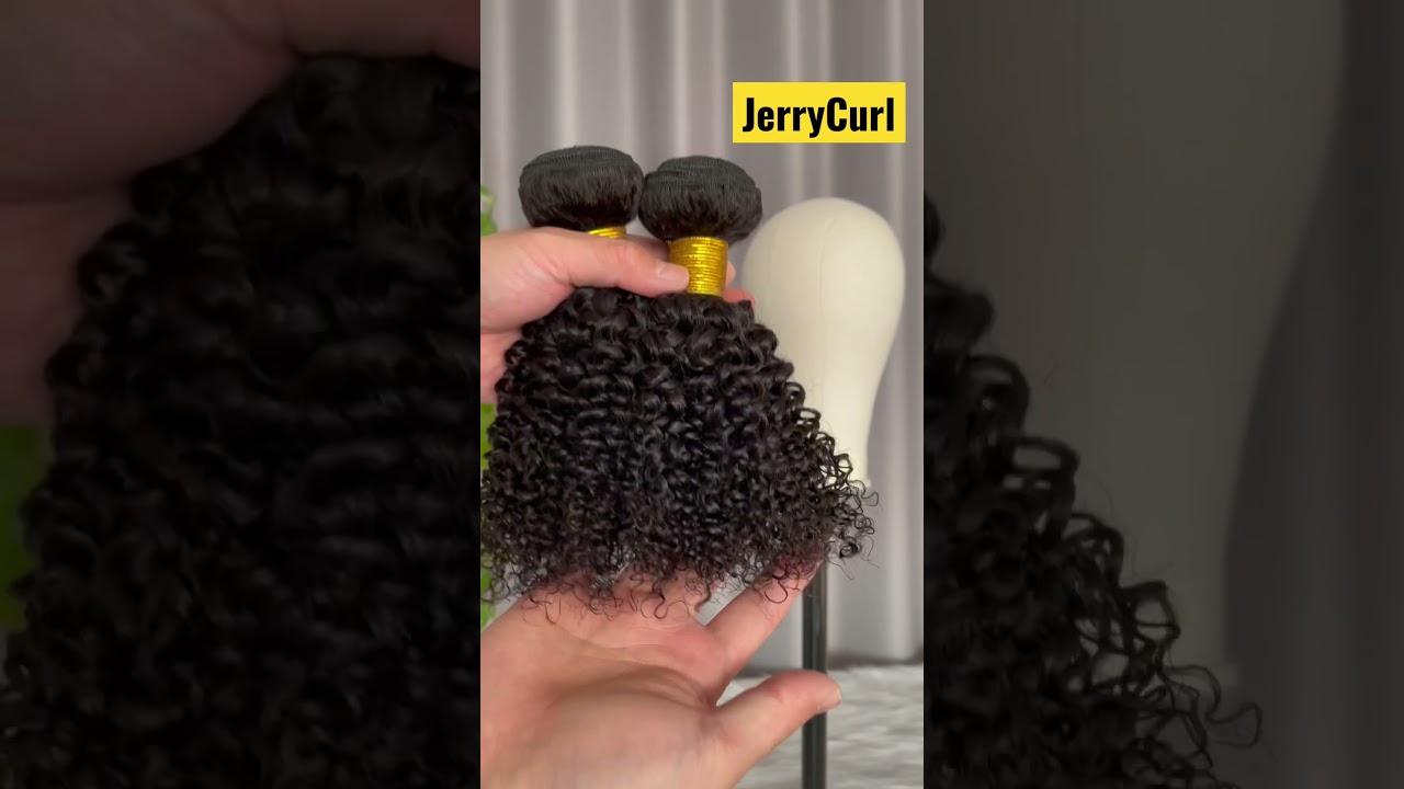 Jerry Curly Brazilian Virgin Hair Extensions 🌟
