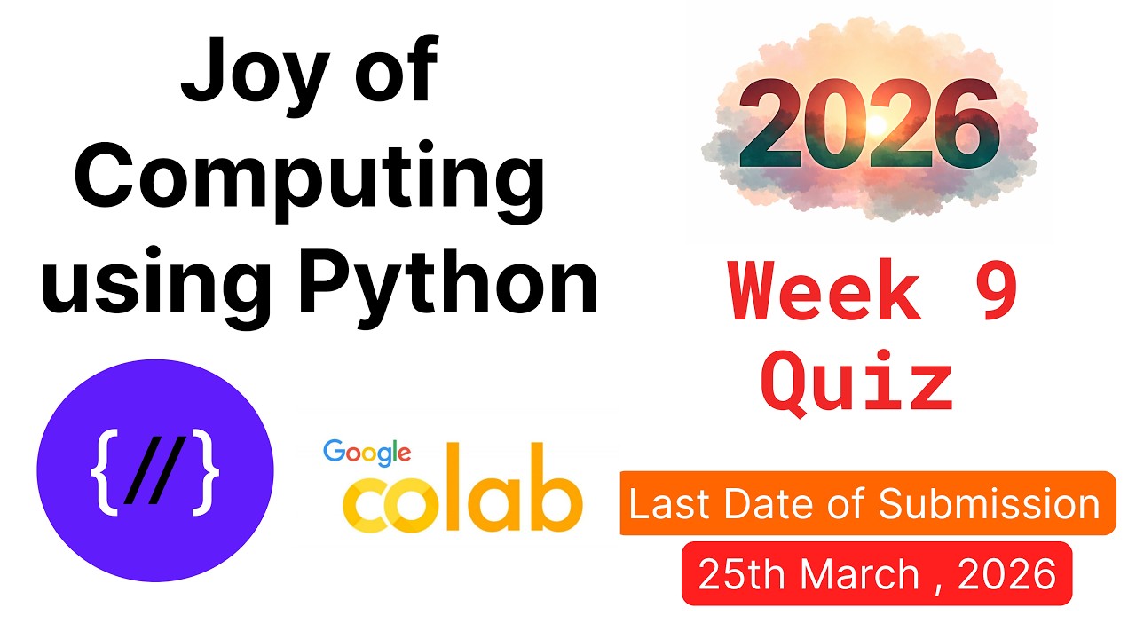 NPTEL Joy of Computing Python Week 9 Quiz Answers 2026