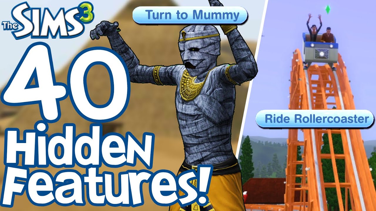 The Sims 3: 40 MINDBLOWING FEATURES You May Not Know!