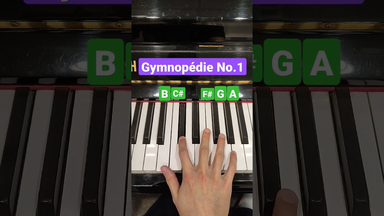 Gymnopédie No.1 Piano Tutorial 🎹