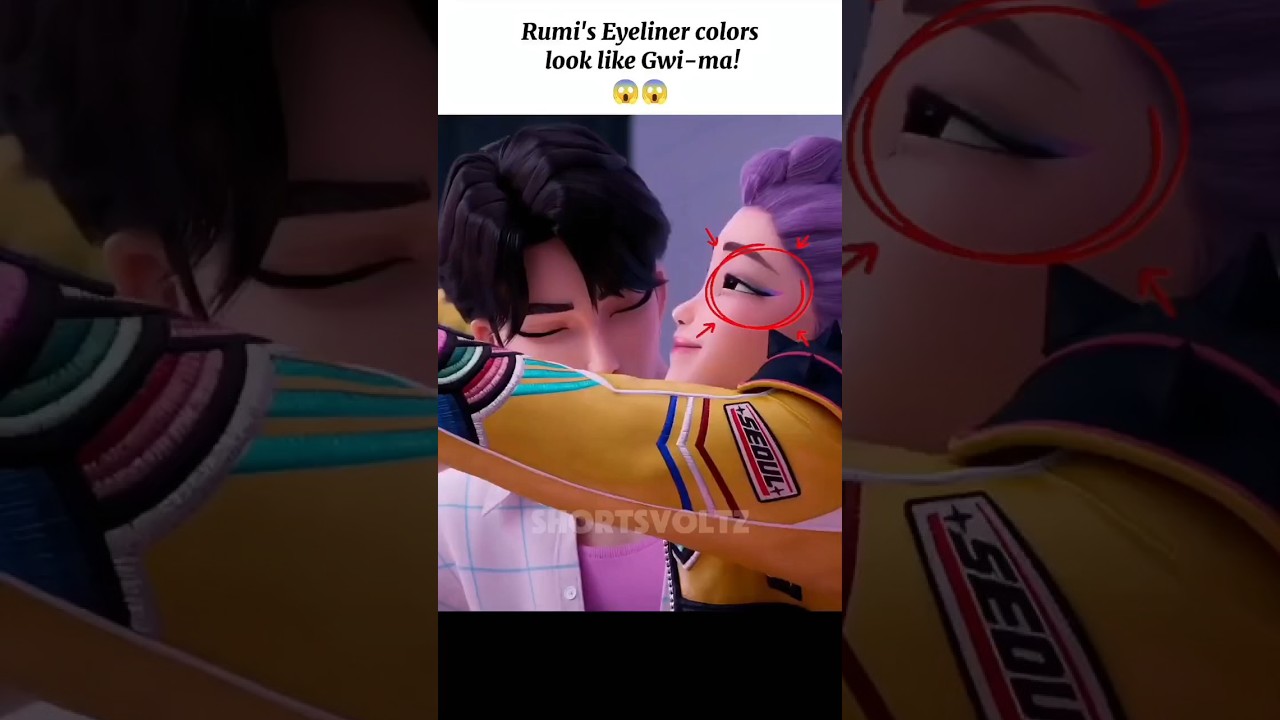 Rumi's Eyeliner Looks Just Like Gwi-ma! 😱 | Kpop Demon Hunters Short
