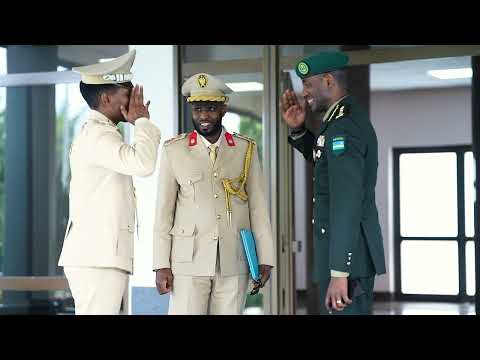 THE CHIEF OF DEFENCE FORCES OF THE SOMALIA NATIONAL ARMED FORCES VISITS RDF HEADQUARTERS